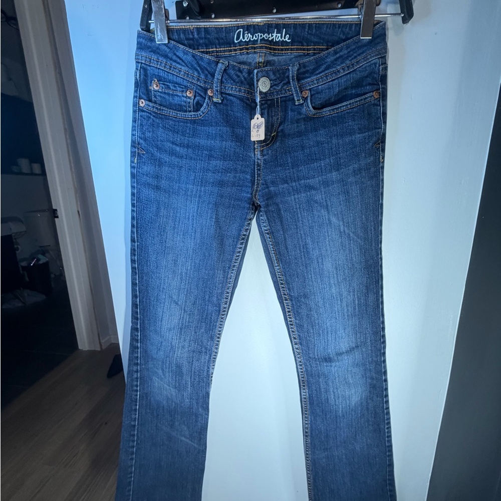 Aeropostale Women's Classic Blue Skinny Jeans